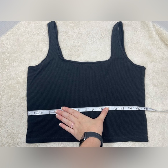 Hollister Black Ribbed Tank Top - Picture 6 of 6